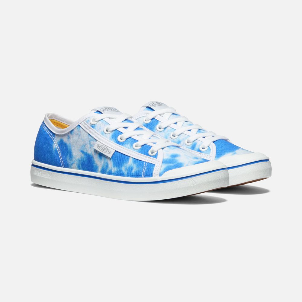 Keen Tygskor Dam Vita/Blå - Elsa Lite Sneaker - 410628NFV